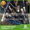 Flexible rubber hydraulic hose with pipe fittings R1/R2