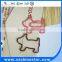 Funny colorful cat shape metal shape clips