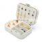 Custom large capacity cosmetics box portable PU jewelry storage box