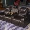 Custom Multi Functional Theater Room Furniture Sofa, Leather Movie Theater Chairs