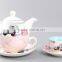 porcelain tea set with tea set,ceramic arabic cup set