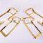 4pcs Golden Car Door Inner handle frame Trim Decoration For Land Rover Discovery Sport Car Accessories 2015 2016 2017