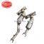 XUGUANG direct fit oe replacement catalytic converter for BMW E63 with stainless steel manifold