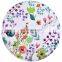 2022 New Trendy Round Printing Washable Sponge Bath Mat Memory Foam Bathroom Rug
