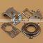 Custom gold plating Pressure spring loaded clips for Electrical Contacts