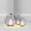 Wholesale Simple Nordic Style Bowl Shape Candle Holder Metal Wire Lantern Tabletop Black Iron Tealight Candle Holders