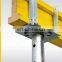 Structure Formwork construction Doka H20 yellow wooden timber beam for concrete pouri