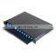Optical Cable SC12 Core Terminal Box 1U 19'' Sliding Type Fiber Optic 12 Port Complete Optical Drawer Panel