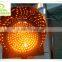 Direct manufacture yellow flashing led solar traffic light