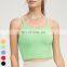 Sexy Breathable Shockproof Adjustable Outdoor Running Yoga Bra Custom Workout Wear Gym Fitness Top Seamless Sports Bra Women