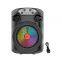 ZQS1488 sell well portable 4-inch speaker 8W power wireless bluetooth speaker with colorful lights