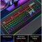 New T17 Mechanical Computer Keyboard Rgb Rainbow Backlight Keyboard Custom Usb Touchpad Keyboard With Removable