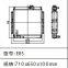 high quality heat exchangers system cooling For CAT Caterpillar E85 Radiator