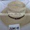 natural cowboy straw hats with hollowed-out figure