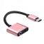 USB Type-C 2-in-1 3.5mm Aux Audio Jack Adapter Cable for Xiaomi Huawei Samsung Phones- Product