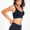 Ladies' santoni seamless knit quick dry & wicking cross back high support sports bra.