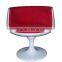 Swivel Fiberglass Cognac Chair