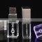Christmas gifts LED crystal flash drive 16gb