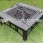 2016China supplier top sale new 32-36inch metal outdoor fire pit with cover