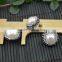 LFD-005B ~ DIY 16MM Druzy Round Shape Pearl Pave Rhinestone Crystal Spacer Beads Jewelry Making