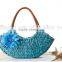 corn straw beach bag
