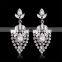 Lovely Style Gold Tone Crystal Pear Shape Drop Fashion Earrings FOR Wedding Gift