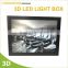 3D Lenticular advertising light box