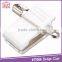 Plastic and metal badge clip safety pin with strap and adhesive