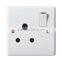 15A 1gang 3pin Roud-socket And 1way Switch With Light