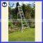 Aluminum tripod ladder for fruit picking