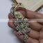 Colorful Peacock Metal Diamond Ring Holder For Mobile Phone