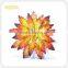 home decor metal wall decor 3D flower wall art handicraft