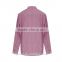 2016 Latest Fashion designs Apparel design spring stand-up collar long sleeve red shirts for men