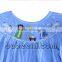 Adorable Christmas hand smocked long bubble for baby girl