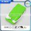 Dual USB power bank 6000mah with 2 built-in cables for gifts