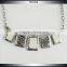 Christmas Gift Light Short Chain Ceramic Crystal Statement Necklace