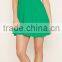 2016 China supplier OEM fashionable halter pleated woven mini dress