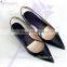 2015 Elegant flat lady shoes Charming woman shoes