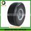 3.50-4 China DEJI supplier wheelbarrow wheel steel rim pneumatic rubber wheel