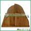 Semi-circle bamboo wooden bread bin , flexible bamboo bread box