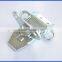 chrome plating briefcase aluminum case latch lock