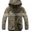 Uniseason camouflage cheap softshell jacket