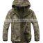 Uniseason camouflage cheap softshell jacket