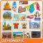 Popular Embossed Fridge Magnet for Different Countries                        
                                                Quality Choice