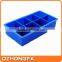 new design factory price square shape silicone ice cube tray