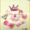 South Korean children's baby girl hair ornaments suit full crown headdress duckbill clip high-grade Hair Barrette