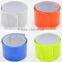 Promotional cheap custom reflector slap bracelet