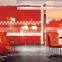 15x15 red square wall tiles, interior kitchen tile, glazed bathroom indoor tile