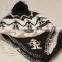 Unisex Jacquard Earflap Knitted Winter Hat with Pom