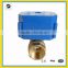 2 way brass electric water heater ball valve 220v for chilled water, heating system 15mm 20mm